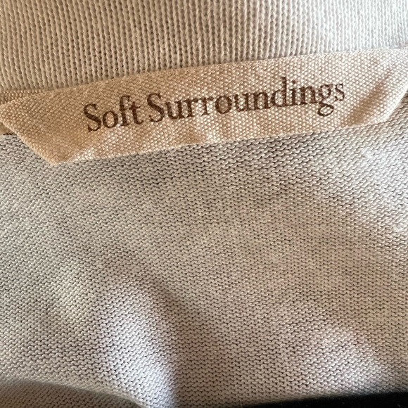 Soft Surroundings Lavender Floral Tunic - Picture 4 of 6